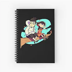 Funny Gifts for Boys and Girls, Scissor Man and 7 Cartoon, Spiral Notebook