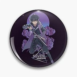 Scissor Seven Retro Pin