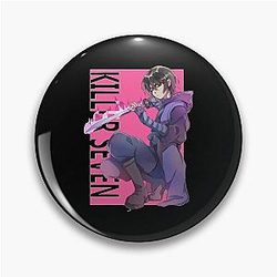 Day Gift Scissor Boys Music Fans Pin