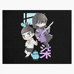 Rock Scissors Seven with Dai Bo Teacher Graphic for Fan Jigsaw Puzzle