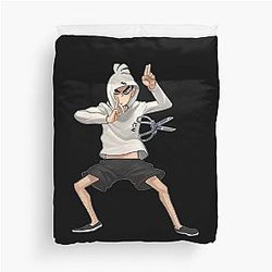 Mens Favorite Scissor Gifts Music Fans Duvet Cover