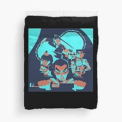Funny Scissor Seven of Best Friends for Movie Fans Duvet Cover