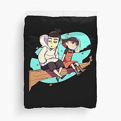 Funny Gifts for Boys Girls Scissor Cartoon Gift for Music Fans Duvet Cover