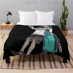 Scissorman Seven and Thirteen Throw Blanket