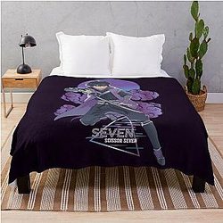 Scissor Seventh Throw Blanket