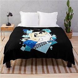 Funny Gifts for Boy Girl, Scissor Cut Vintage Throw Blanket