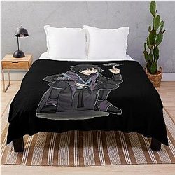 Women's Favorite Scissor Seven Animation Retro Vintage Throw Blanket
