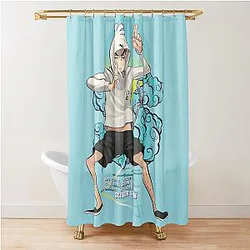 Scissor & Shower Curtain