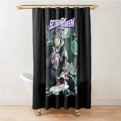 Retro Scissor Gift Shower Curtain