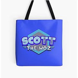 Scott Woz Logo All Over Print Tote Bag