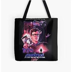 Scott Woz Its Awesome All Over Print Tote Bag