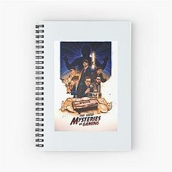 Scott Woz The Great Mysteries of Gaming Spiral Notebook