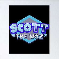 Scott Woz Logo Poster