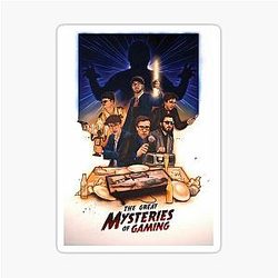 Scott Woz The Great Mysteries of Gaming Stickers
