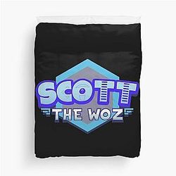Scott Woz logo Duvet Cover