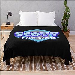 Scott Woz Logo Throw Blanket