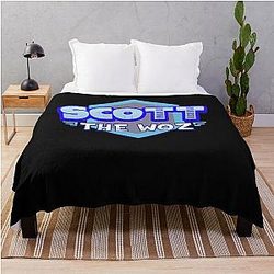 Scott The Woz Merch Used Throw Blanket