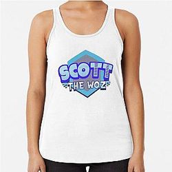 Scott Woz Logo Racerback Tank Top