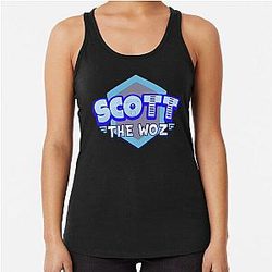 Scott The Woz Racerback Tank Top