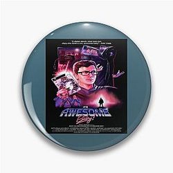 Scott Woz Its Awesome Baby Pin