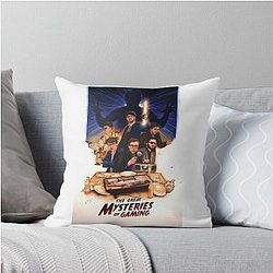Scott Woz The Great Mysteries of Gaming Throw Pillow