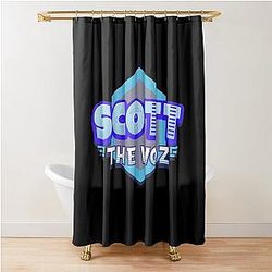 Scott Woz Logo Shower Curtain