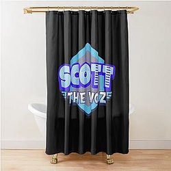 Scott Woz Logo Shower Curtain