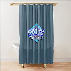 Scott Woz Logo Shower Curtain