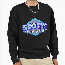 Scott the Steve Jobs logo Pullover Sweatshirt