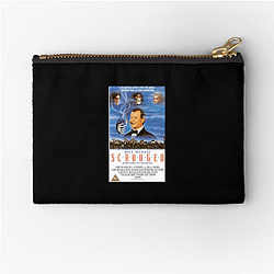 Scrooged is a fantasy comedy Scrooged Zipper Pouches