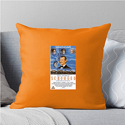 Scrooged is a fantasy comedy Scrooged Pillows Cover