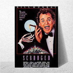 Scrooged is a movie Scrooged Posters