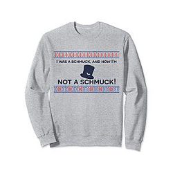 Christmas Scrooged I Was a Holiday Ugly Sweater Sweatshirt