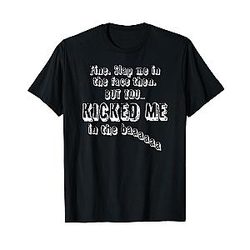 You Kicked Me - Scrooged Classic Black Unisex Adults T-Shirt