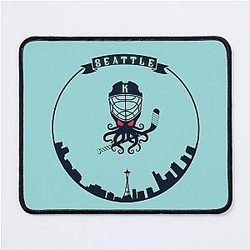 Seattle Kraken Mascot Logo Mouse Pad