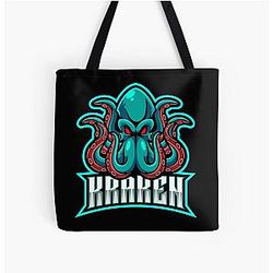 Seattle Kraken Octopus Tote Bag
