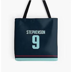 Seattle Kraken Chandler Stephenson Home Jersey Back Phone Case Tote Bag