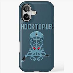 HOCKEY. Seattle Kraken Alternative Logo Design. iPhone Tough Case