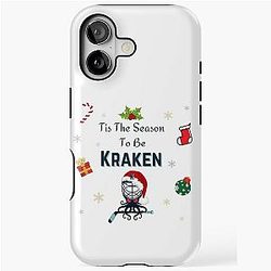 Seattle Kraken Christmas Tis the Season to Be Kraken iPhone Tough Case
