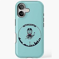 Seattle Kraken Alternative Mascot Logo iPhone Case