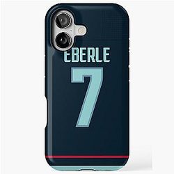 Seattle Kraken Jordan Eberle Home Jersey iPhone Tough Case