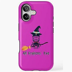 All Kraken's Eve. Seattle Kraken Halloween Design iPhone Tough Case