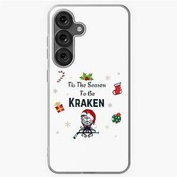 Seattle Kraken Christmas, Tis the Season to Be Kraken Samsung Galaxy Soft Case