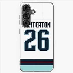 Seattle Kraken Ryan Winterton Away Jersey Case for Samsung Galaxy S Softρας