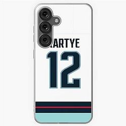 Seattle Kraken Tye Kartye Away Jersey Case for Samsung Galaxy