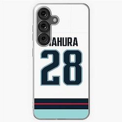 Seattle Kraken Joshua Mahura Away Jersey Phone Case Soft Case for Samsung Galaxy