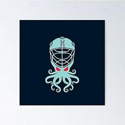 Seattle Kraken Alternative Mascot Poster