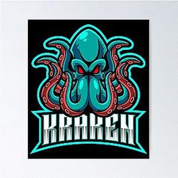 Seattle Kraken Octopus Poster