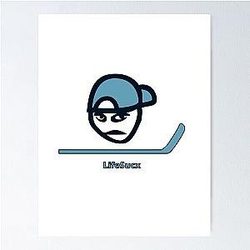 Seattle Kraken Colors Life Angry Guy Poster