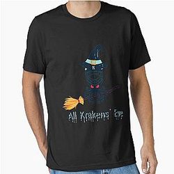 All Krakens Eve Seattle Kraken Halloween Essentials T-Shirt
